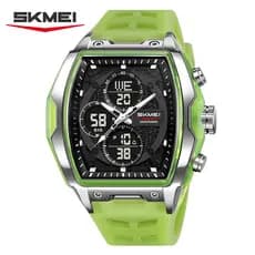 SKMEI 2601 Relógio Esportivo Digital Masculino De Quartzo À Prova D'água Com Design Robusto Chrono LED Luz De Pulso Táti