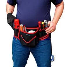 Bolsa Cinto para Ferramentas com 6 Bolsos em Lona Scotte