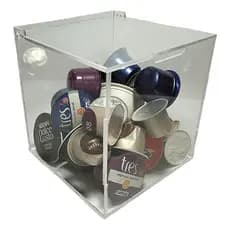 Organizador Porta Capsula Café Caixa De Acrilico Dolce Gusto Cor Transparente