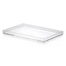 Bandeja Acrílico Organizador Decorativo Transparente