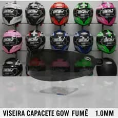 VISEIRA CAPACETE INTERLAGOS GOW 1,00MM FUME