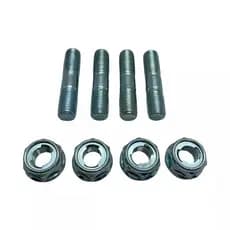 Kit Prisioneiro + Porca Flange da Coroa CG Fan Titan Start Cargo 150 160 Todos Anos