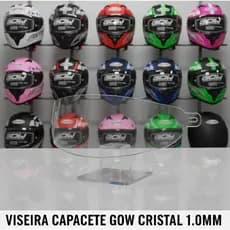 VISEIRA CAPACETE INTERLAGOS GOW 1,00MM CRISTAL
