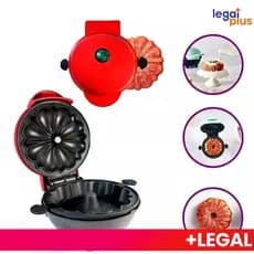 Máquina Portátil Elétrica para Assar Bolo e Waffles 110V