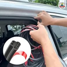 Guarnição Veda Porta de Carro 5M 5 Furos Extra , Espessa e Anti Ruído Universal Uno Gol Palio Up HB20