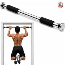 Barra Fixa Ajustável 62 a 100 Cm Suporte Regulável para Pull Up Exercícios Musculação Aço Resistente