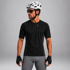 Camisa Ciclismo Masculina Manga Curta Proteção UV50+ MTB Speed Dry Fit Tecido Leve Bolsos Pedal Mountain Bike