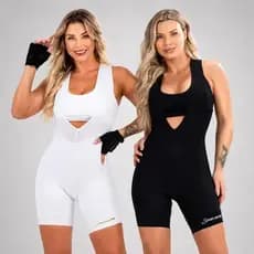 Bretelle Ciclismo Feminino Savancini Supreme Almofada Gel D100 UV50+ Refletivo Não Transparente Bike Speed MTB