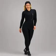 Macacão Ciclismo Feminino Preto Savancini Almofada Gel D100 Compressão UV50+ Bike Roupa Ciclista Pronta Entrega