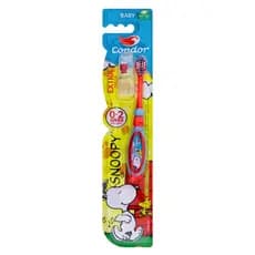 Condor Escova Dental Snoopy Baby- Extramacia Cabeça P Com Capa Infantil Higiene Bucal Divertida Kids