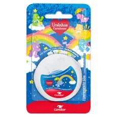 Condor - Fio Dental Ursinhos Carinhosos 50m - Com Cera, Sabor Menta e Limpeza Completa