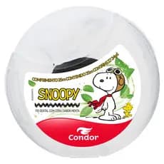 Condor - Fio Dental Snoopy 25m - Com Cera, Hortelã Refrescante e Limpeza Bucal Diária