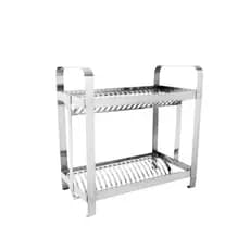 Escorredor Aço Inox Hotel Restaurante Industrial 40 Pratos
