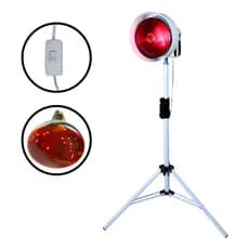 Suporte Branco Infravermelho Fisio Profissional Lâmpada 220v 250w