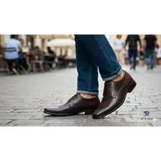 Sapato Social Masculino Oxford Café de Amarrar Elegante Confortável – RWS.Shoes