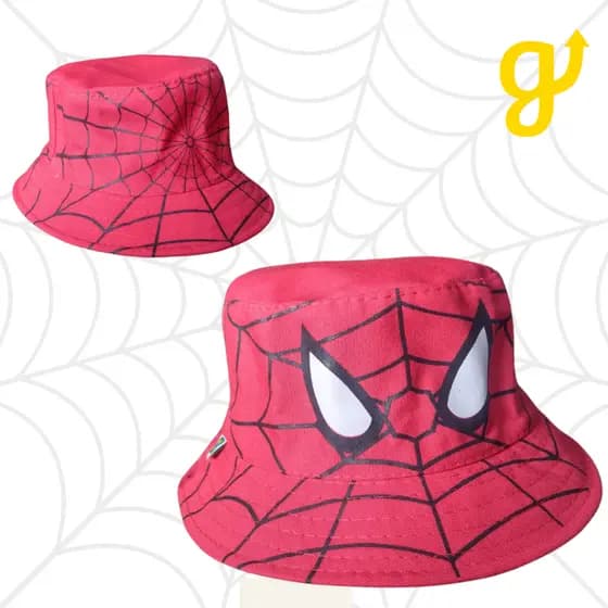 Bucket Hat Spider Man Chapéu Cores variadas Herói Homem Aranha