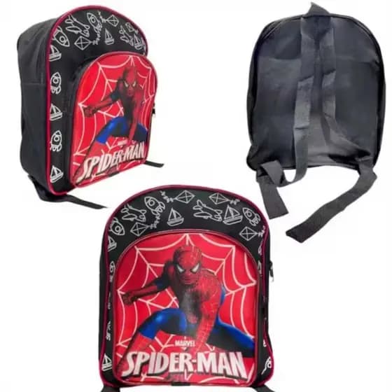 Mochila Infantil Homem Aranha Personagens Creche Escola Passeio