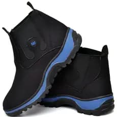 Bota Botina Masculina Estilo Texana De Lona Reforçada Calce fácil Lançamento