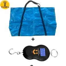 Kit Bolsa Reforçada + Balança de Pesagem de Peixes - 1.10m x 90cm
