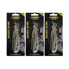 Kit 3 Navalhetes Sekich Linha Gold Inox – Profissional Barbeiro, Corte Preciso e Alta Durabilidade