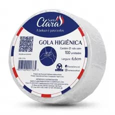 Gola Higiênica Santa Clara Descartável 100 Unidades Barbearia e Salão Profissional