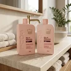 Kit Soul Cosméticos Shampoo 280ml + Condicionador 250ml Tratamento Concentrado Cabelos Danificados