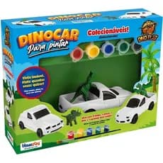 Brinquedo DinoCar para Pintar com Tinta e Pincel