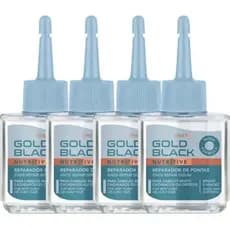 Kit 4 Óleo Reparador de Pontas Amend Gold Black Nutritivo 30ml