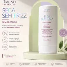Amend Essencial Seca Sem Frizz Proteção térmica 180ml