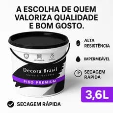 Tinta Para Piso Premium 3,6 |Alta Resistência a Impactos Desgastes Fluxo Diversas Cores.