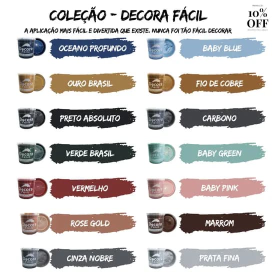 Cimento Queimado Perolizado Premium Efeito Aveludado Fácil Aplicação Varias Cores  Rende até 10m²