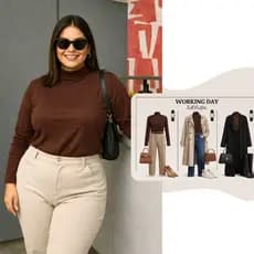 Blusa Cacharrel De Frio G e GG Manga Longa