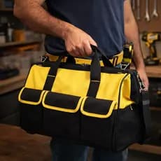 Bolsa Ferramentas Grande Reforçada Eletricista Mala Bolsos
