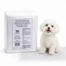 Tapete Higiênico Pet 2ª Linha Confort Pads 80x60cm Para Cães Descartável Absorvente 30un