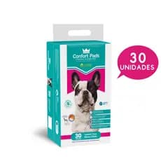 Tapete Higiênico Cães Confort Pads 60x55 Gel Absorvente Antivazamento 30un