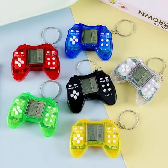 26 Opções De Jogo Mini Chaveiro Console Portátil Brinquedo Tetris Para Homens Crianças Presente De Feriado
