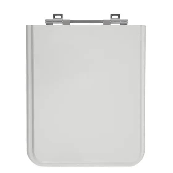 Tampa de Vaso Square Cinza Platina Bacia Incepa MDF Laqueado