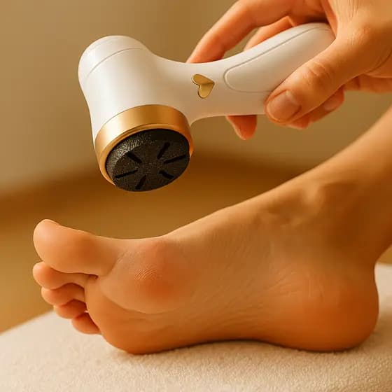 Esfoliador Elétrico Para Pés Portátil Removedor Pedicure Lixa Elimina Calos Manicure
