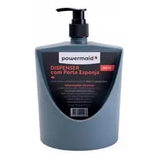 Dispenser com Porta Esponja Powermaid 500ml