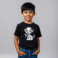 Camiseta Infantil Algodão Personalizada Unissex Desenho Migueshop
