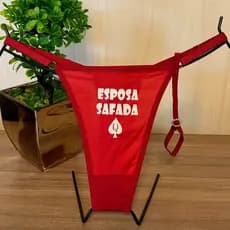 Calcinha Fetiche Frase Fio Dental Tanga Lindo produto