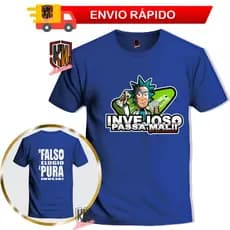 Camiseta para Caminhoneiro / Frase C/ Rick: Invejoso Passa Mal 100% Algodão Adulto