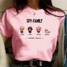 Spy x Family top Feminino designer Gráfico y2k Camisetas Femininas anime y2k Roupas De Grife