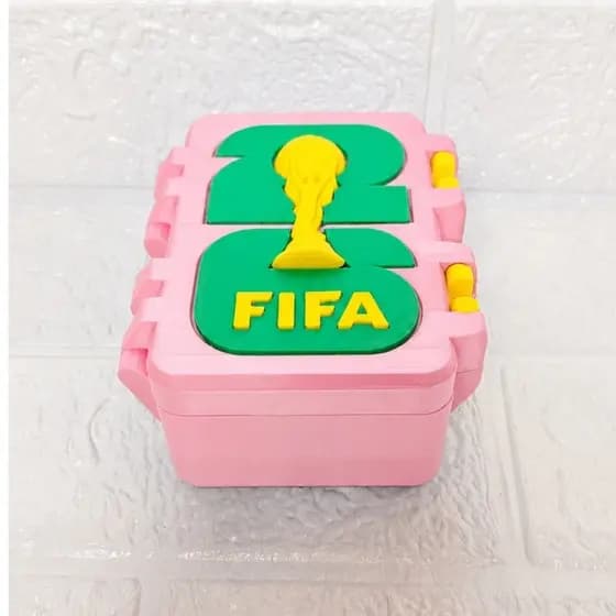Porta Cards e Figurinhas Copa do Mundo 2026 MDF com Separadores Organizadores