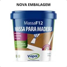 Massa Para Madeira F-12 Imbuia 400gr - Viapol