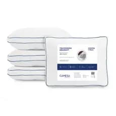 Travesseiro Camesa Ergosoft Antiacaro Lavável Poliester