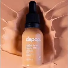 Base Fluida Make Bem Basiquinha Dapop, Aveludada, Vegana e Perfeita para o Dia a Dia