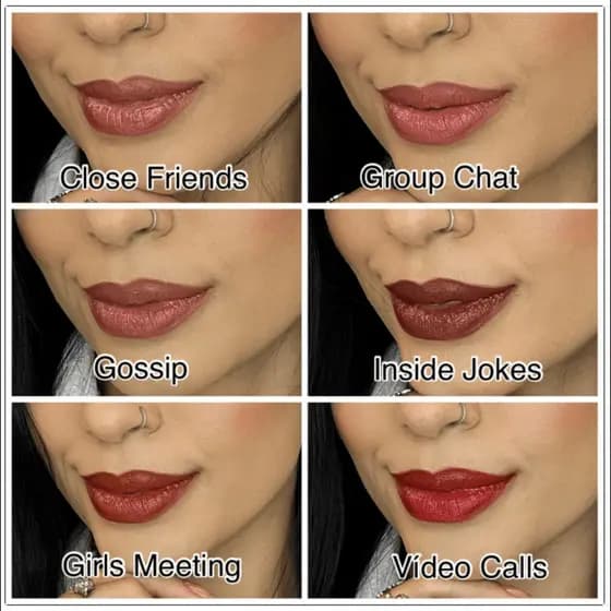 Batom Satin Besties Linha Blow Ruby Rose | Alta Pigmentação