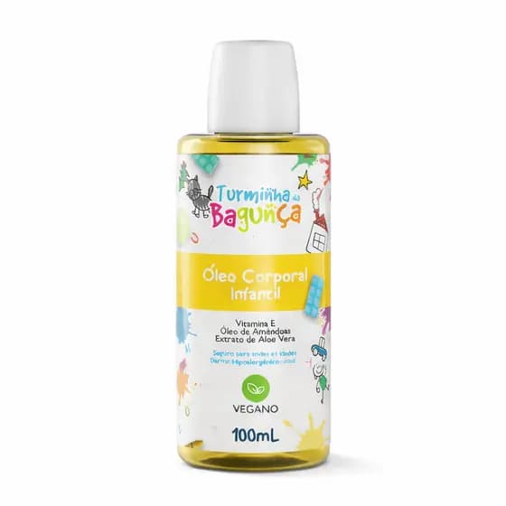 Óleo Corporal Infantil Turminha Da Bagunça 100 ML - Altamente Hidratante