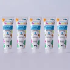 Kit 05 Pomadas Prevenção de Assaduras TURMINHA DA BAGUNÇA 45g